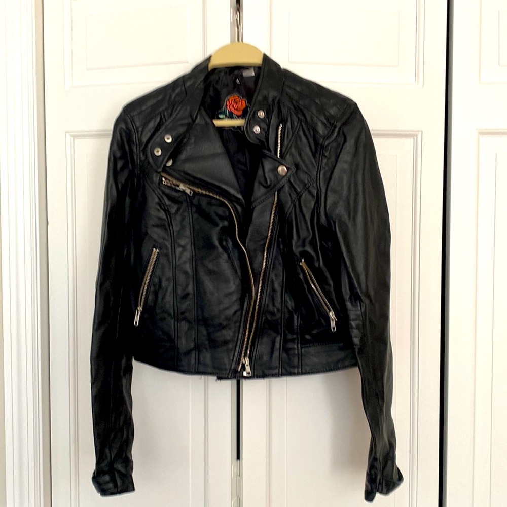 H&M leather jacket